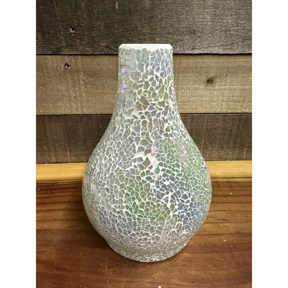 Scentsy Home Enchant Diffuser Shade Only Globe Mosaic Iridescent Shade In Box